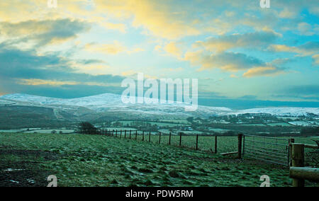 Dartmoor on a winters morning Stock Photo