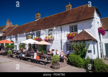 The Tiger Inn, East Dean, East Sussex which is situated a stones throw from the retirement house of Sherlock Holmes Stock Photo