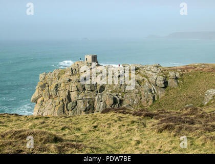 coast path near Sennen, Cornwall Stock Photo - Alamy