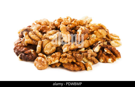 Walnuts isolated on the white background Stock Photo