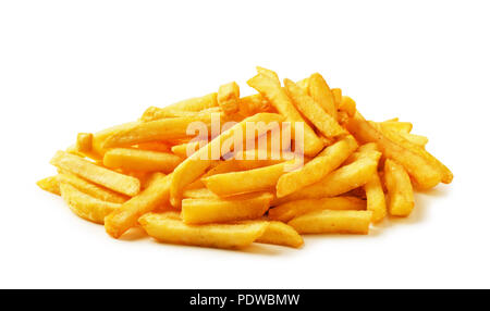 French fries isolated on a white background Stock Photo