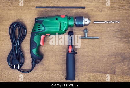 perforator with its work kit Stock Photo