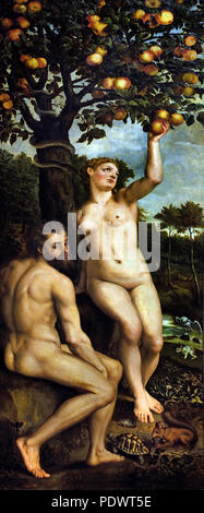 Fall of Man 16th Century by Michiel Coxcie (1498 - 1592) The ...