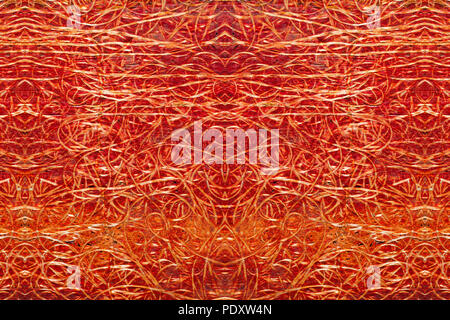 Abstract fiberglass background. Red color. Stock Photo