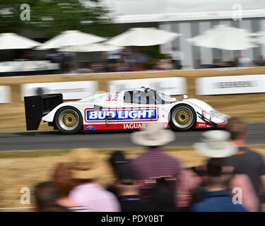 Justin Law, Jaguar XJR12D, Sports Racers 1966-2000, Festival of Speed - The Silver Jubilee, Goodwood Festival of Speed, 2018,  Motorsports, automobile Stock Photo