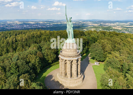 Hermann Monument, Detmold, Teutoburg Forest, North Rhine-Westphalia, Germany Stock Photo