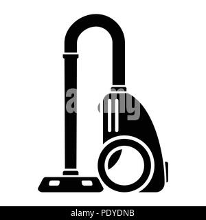 Simple editable vacuum cleaner vector illustration Stock Vector