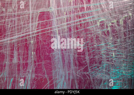 Cellophane Wrapping Film Texture. Wrapping Plastic Background