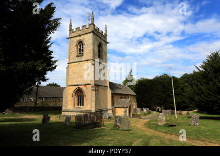 St Andrews Parish Church, Naunton village, Gloucestershire, Cotswolds, England Stock Photo