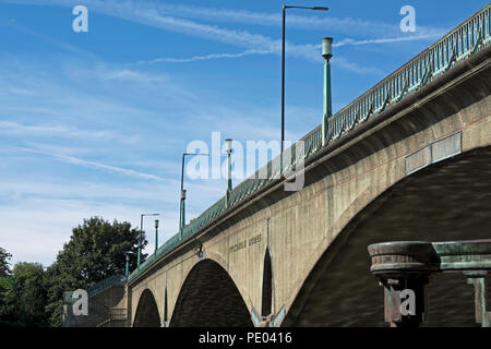 south side of the 1933 twickenham bridge, crossing the river thames between richmond, surrey, and st margarets, middlesex, england Stock Photo