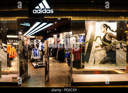 2018 - Krakow, Poland - Adidas store 