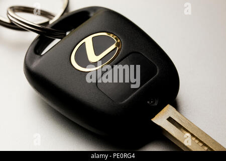 Lexus car key close up - USA Stock Photo