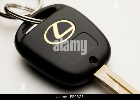 Lexus car key close up - USA Stock Photo