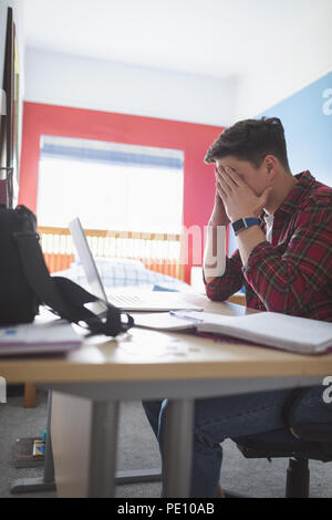 Man working from home Stock Photo