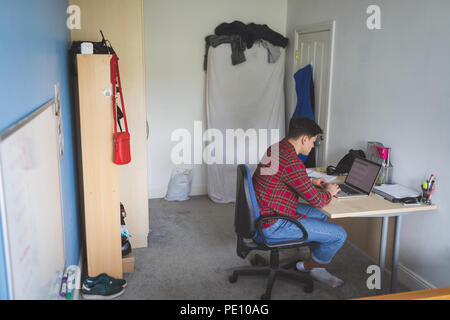 Man working from home Stock Photo