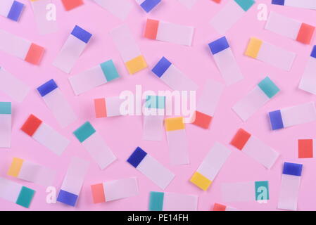 Many colorful stickers background Stock Photo