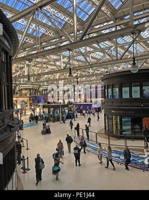 Glasgow Central Mainline Railway Station, Gordon Street, Glasgow, Scotland, UK Stock Photo