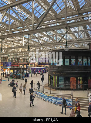 Glasgow Central Mainline Railway Station, Gordon Street, Glasgow, Scotland, UK Stock Photo