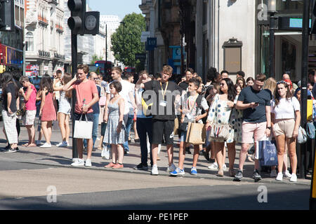 Oxford Circus Central London Stock Photo