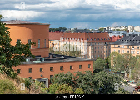 Stockholm and part of city library Stock Photo