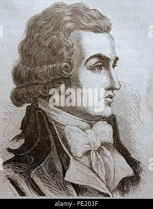 Antoine Barnave Politiker. Stock Photo