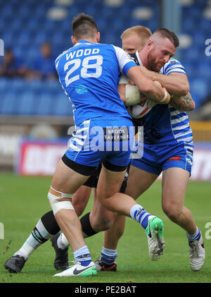 Adam Sidlow of Toronto Wolfpack Rugby League ahead of Keighley Cougars ...