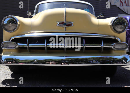 Front of Oldtimer Stock Photo