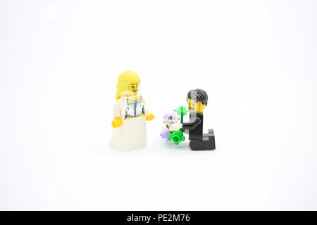 wedding lego man Stock Photo