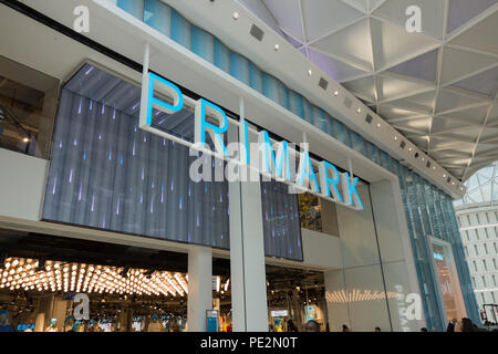 Primark signs at Westfield London, Online