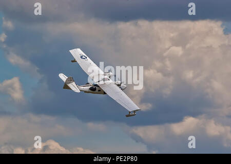 Catalina Flying Boat Duxford UK Stock Photo