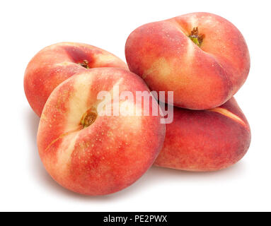 saturn peach path isolated Stock Photo