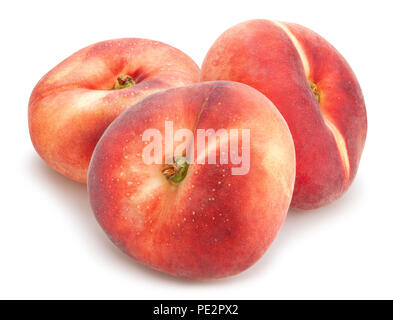 saturn peach path isolated Stock Photo