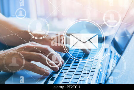 email marketing concept Stock Photo