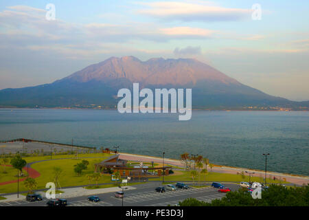 Mount Sakurajima Kagoshima Japan Asia Stock Photo