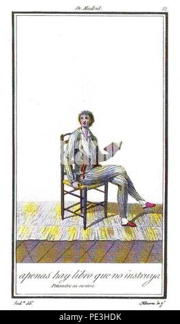 Antonio Rodríguez - Petimetre. Stock Photo