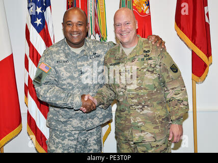 Maj. Gen. John B. Morrison Jr. (left), U.S. Army Cyber Center Of ...