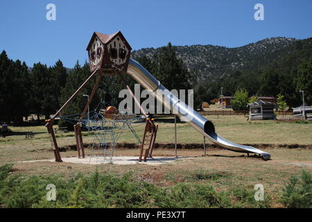 A children's playground Stock Photo