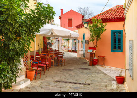 Famous Placa district in Athens, Greece Stock Photo