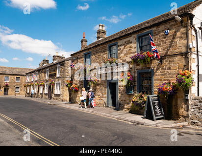 The Peacock Inn in the town centre of Bakewell in the Derbyshire Peak District UK Stock Photo