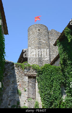 The pretty village of Perouges in the south of France Stock Photo - Alamy