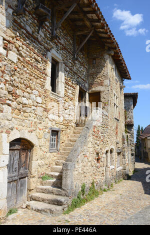 The pretty village of Perouges in the south of France Stock Photo - Alamy