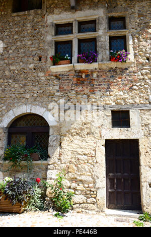 The pretty village of Perouges in the south of France Stock Photo - Alamy