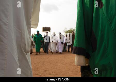 Sufi ceremony every Sunday in Omdurman cemetery , Khartoum, Sudan Stock Photo