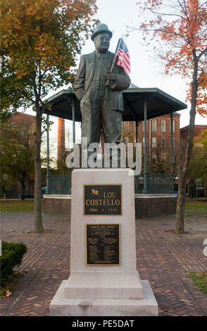 Lou Costello memorial Paterson NJ Stock Photo