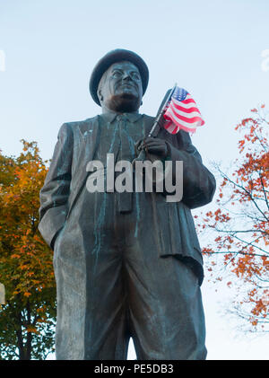 Lou Costello memorial Paterson NJ Stock Photo