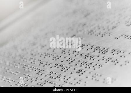 Plain Braille Page Macro with blue toned Stock Photo by ©cozyta 4007019