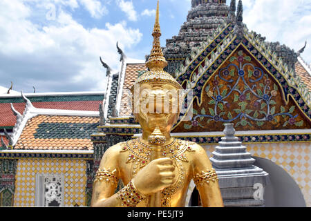 A statue in the Grand Palace in Bangkok, Thailand