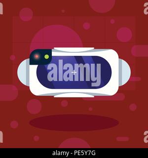 new model smart sport watch icon presentation design on red background flat Stock Vector
