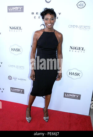Los Angeles, USA. 12th Aug 2018. Actress Adina Porter attends 'Beverly Center and MUAHS to host Emmy-Nominated Make-Up Artists and Hair Stylists Reception on August 12, 2018 at Cal Mare at the Beverly Center in Los Angeles, California. Photo by Barry King/Alamy Live News Stock Photo