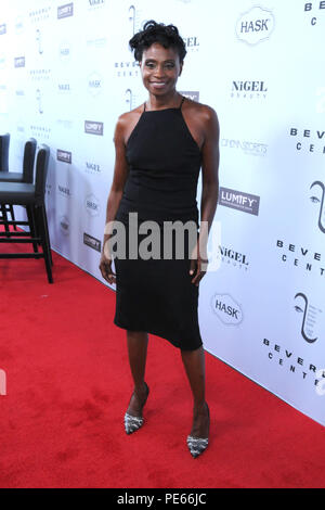 Los Angeles, USA. 12th Aug 2018. Actress Adina Porter attends 'Beverly Center and MUAHS to host Emmy-Nominated Make-Up Artists and Hair Stylists Reception on August 12, 2018 at Cal Mare at the Beverly Center in Los Angeles, California. Photo by Barry King/Alamy Live News Stock Photo